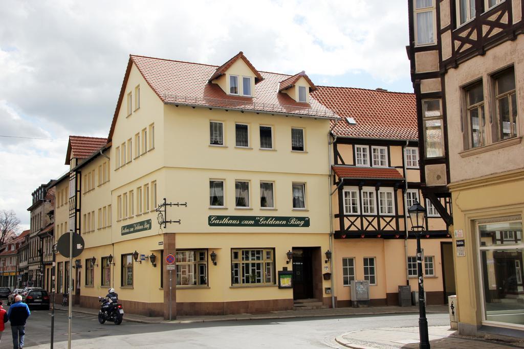 Hotel Garni Zum Goldenen Ring Quedlinburg Exterior photo
